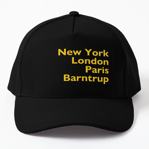 New York London Paris Barntrup Baseball Cap