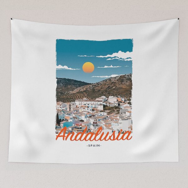 Item preview, Style Travel Andalusia Poster designed and sold by grockstonesi.