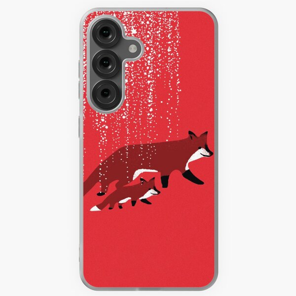 Fox mom and baby Samsung Galaxy Soft Case