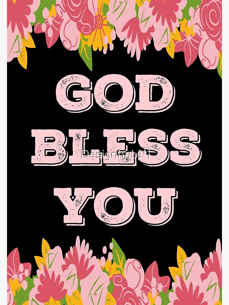 God bless you | Poster