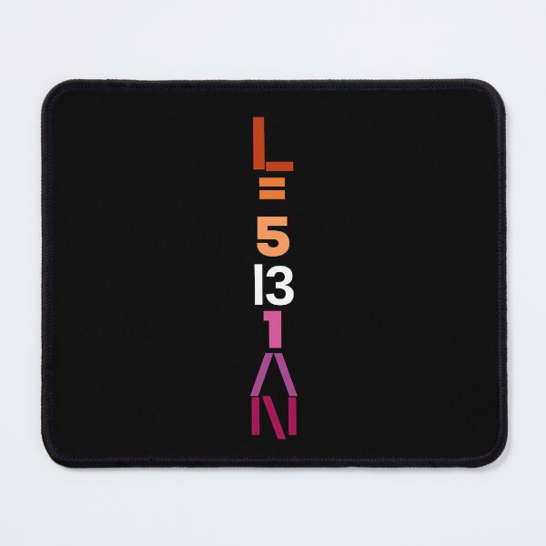 Item preview, Vertical Math Lesbian. Lesbian Pride designed and sold by Subtle Pride Shop.