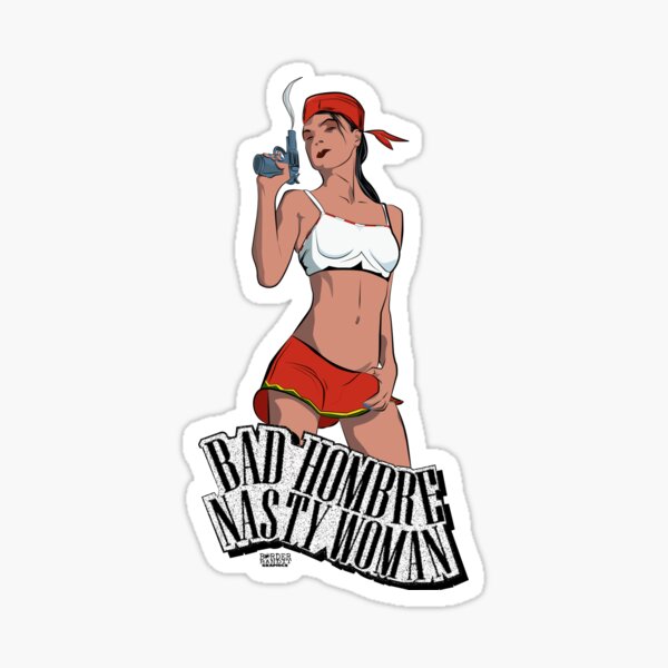 Nasty Woman - The Reason Donald Trump Wants to Build a Wall Sticker