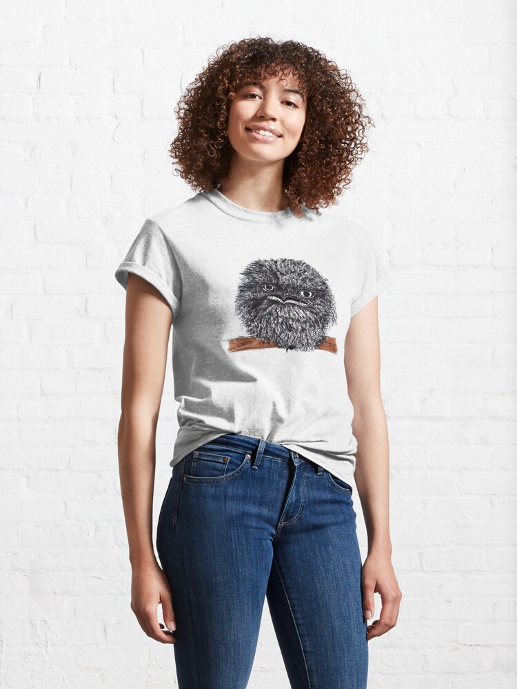 Alternate view of Rocky the Tawny Frogmouth Classic T-Shirt
