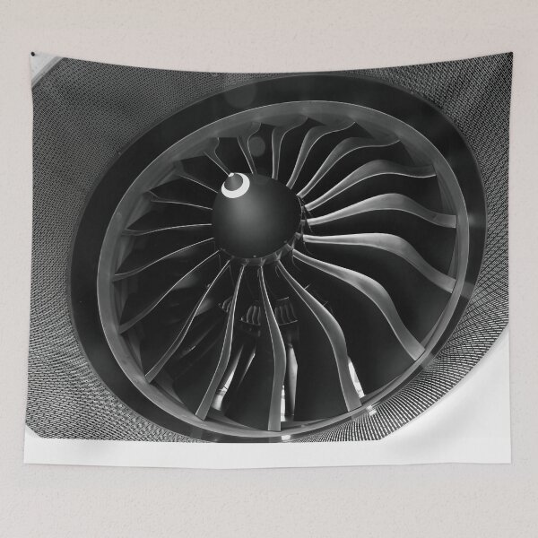 Item preview, Airplane Engine Monochrome designed and sold by VAFS.
