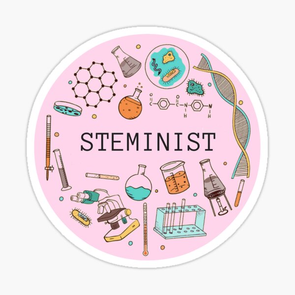 Steminist (Pink) Sticker