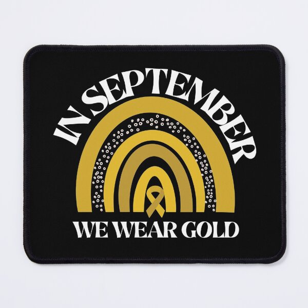 Item preview, In September We Wear Gold designed and sold by Imaginative Expressions⭐️ ⭐️ ⭐️ ⭐️ ⭐️.