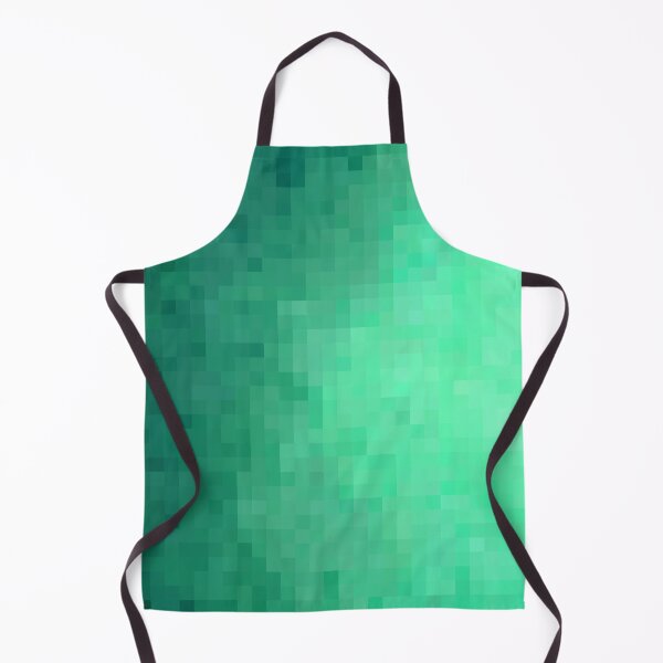 Item preview, graphic design geometric pixel square pattern abstract background in green designed and sold by Mrvell.