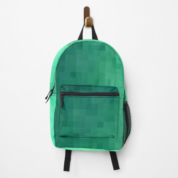 Item preview, graphic design geometric pixel square pattern abstract background in green designed and sold by Mrvell.