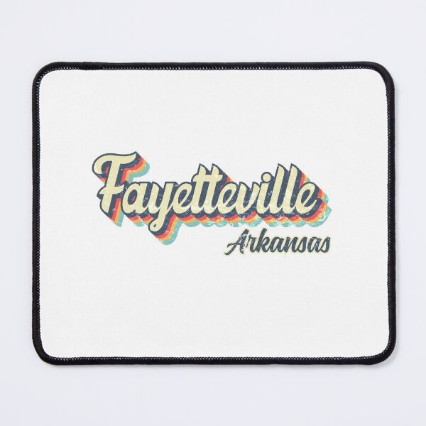 Item preview, Fayetteville City Arkansas Retro Vintage 70s rainbow designed and sold by Teelogic.