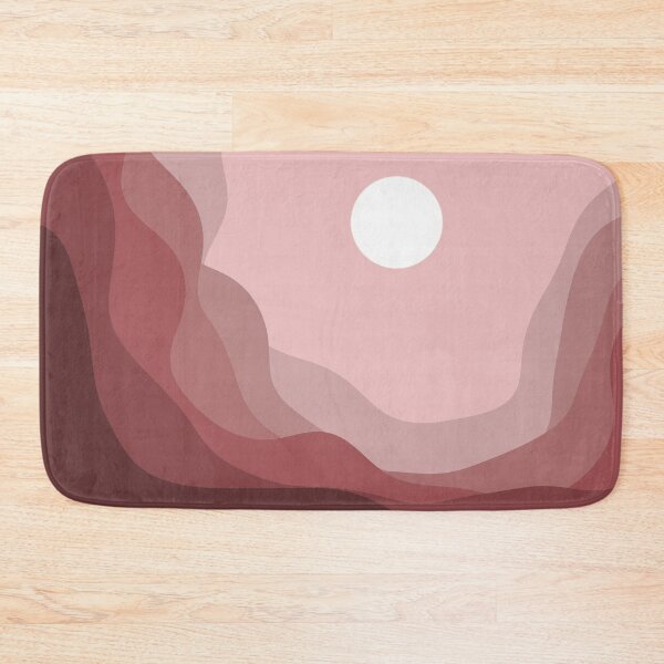 Item preview, Maroon Hills - Abstract Landscape designed and sold by PeachyLitchi.
