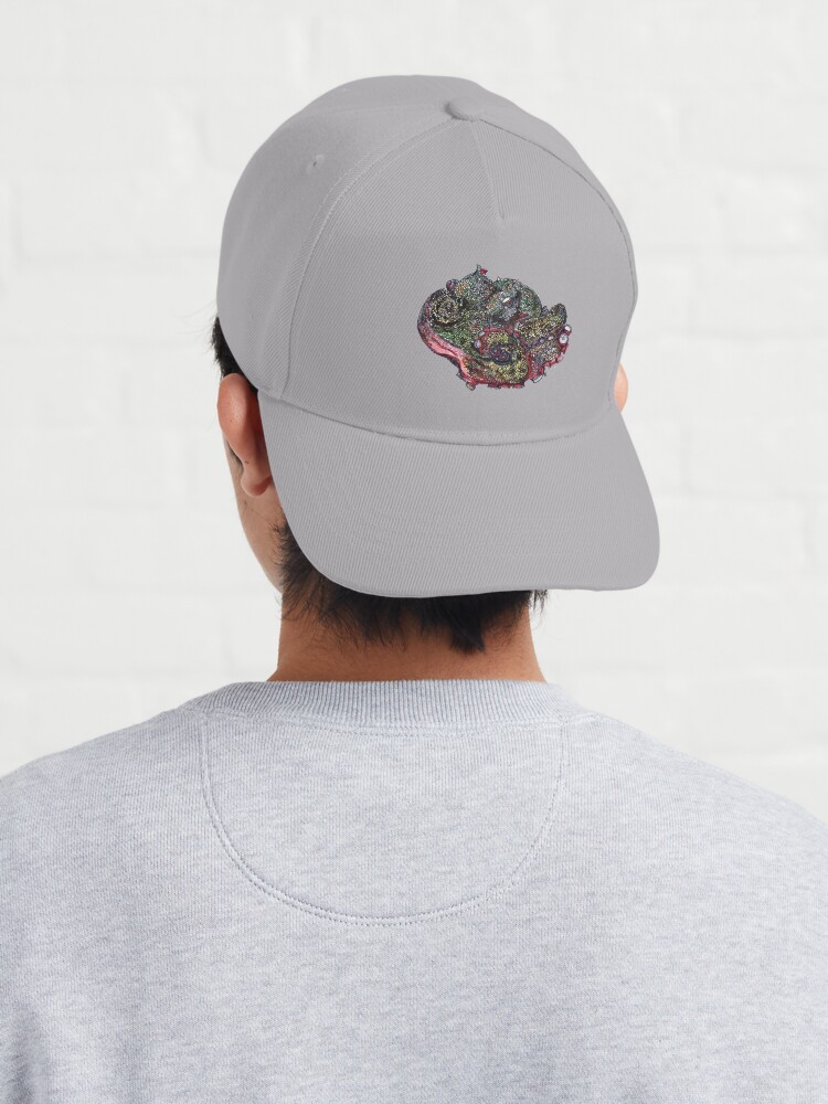 Alternate view of Pylonious the Octopus Cap