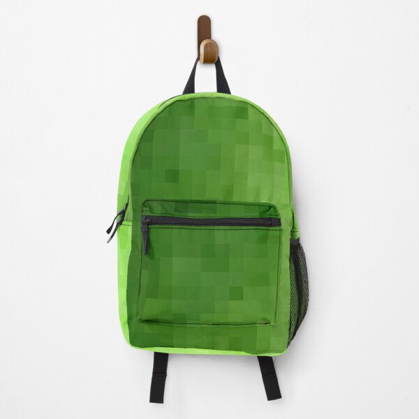 Item preview, graphic design geometric pixel square pattern abstract background in green designed and sold by Mrvell.
