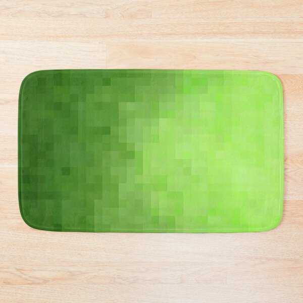 Item preview, graphic design geometric pixel square pattern abstract background in green designed and sold by Mrvell.