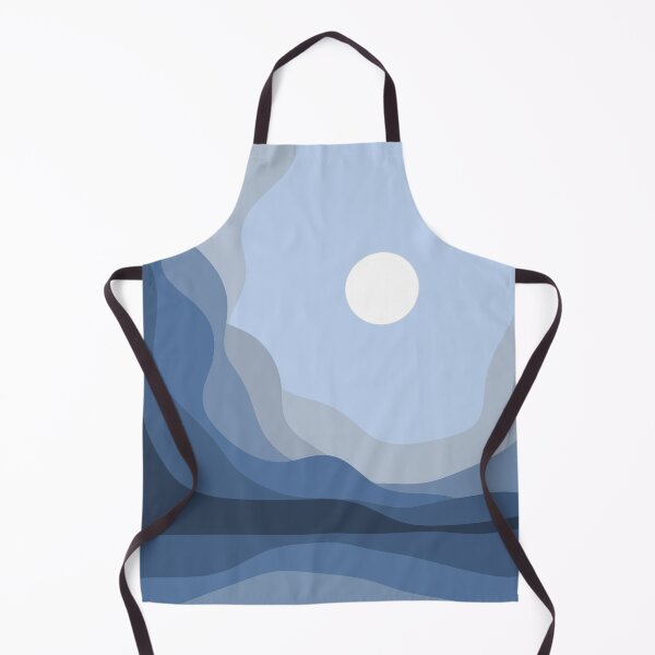 Item preview, Navy Hills - Abstract Landscape designed and sold by PeachyLitchi.