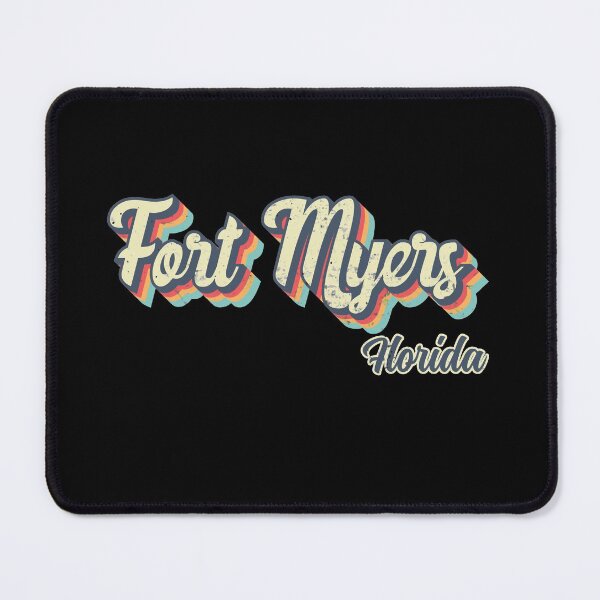 Item preview, Fort Myers City Florida Retro Vintage 70s rainbow designed and sold by Teelogic.