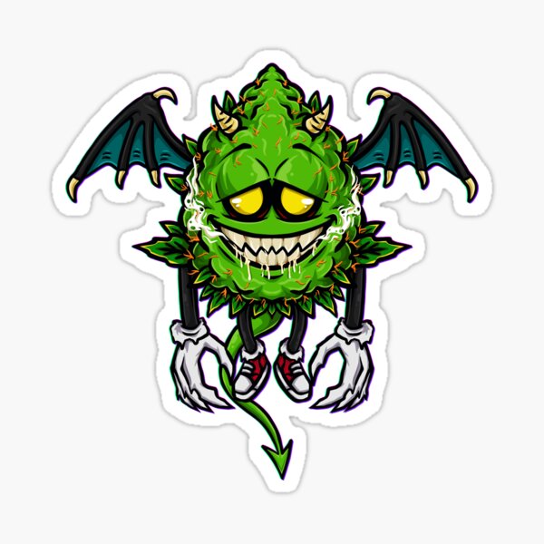 Devil Weed Stickers for Sale | Redbubble