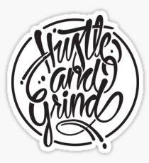 Hustle & grind Sticker