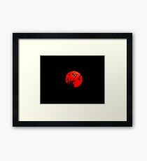 Red Moon Framed Print