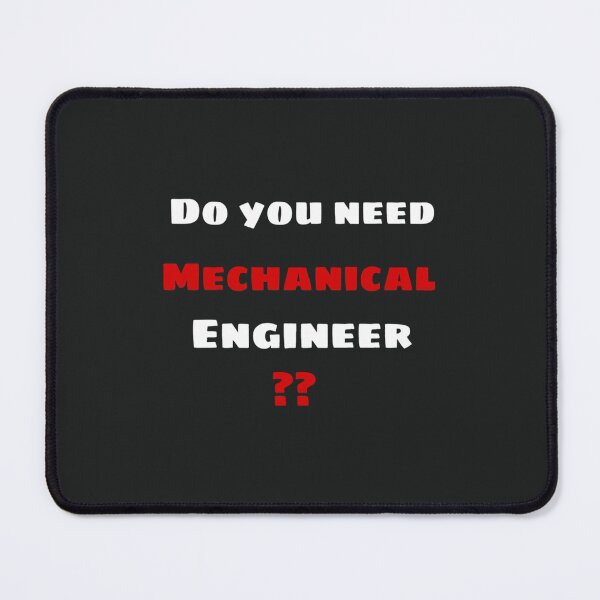 Item preview, Mechanical Engineer black and white designed and sold by ScreamPrintSto.