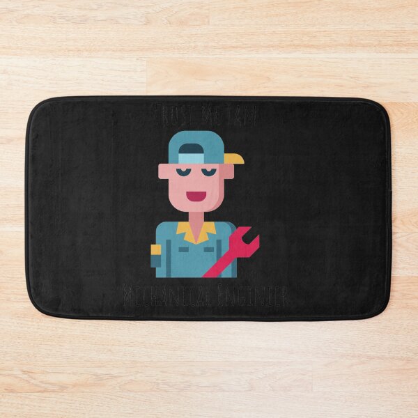 Item preview, Mechanical Engineer Black And White  designed and sold by ScreamPrintSto.