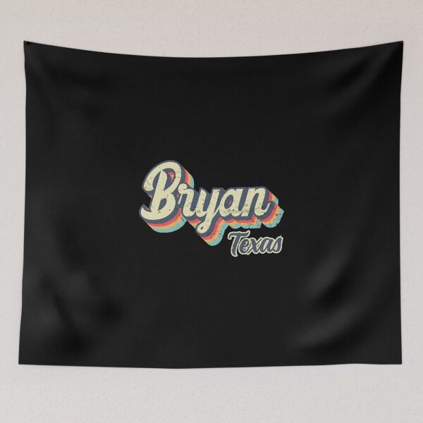 Item preview, Bryan city Texas Retro Vintage 70s rainbow designed and sold by Teelogic.