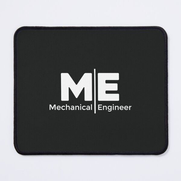 Item preview, Mechanical Engineer black and white  designed and sold by ScreamPrintSto.