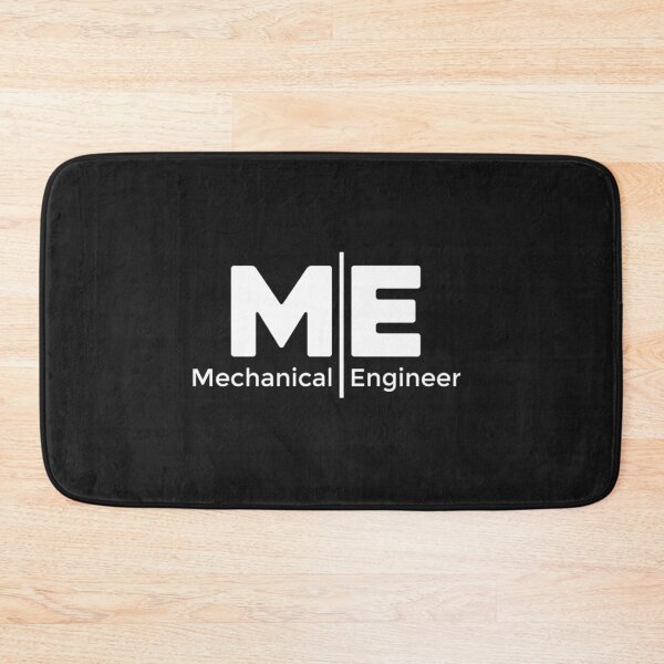 Item preview, Mechanical Engineer black and white  designed and sold by ScreamPrintSto.