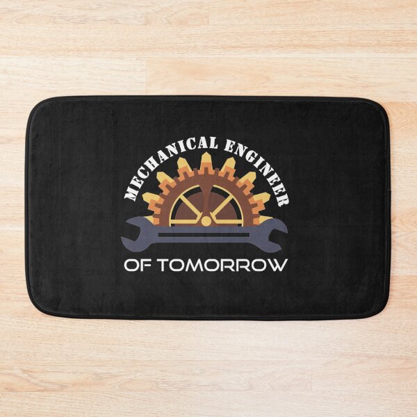 Item preview, Mechanical Engineer black and white  designed and sold by ScreamPrintSto.
