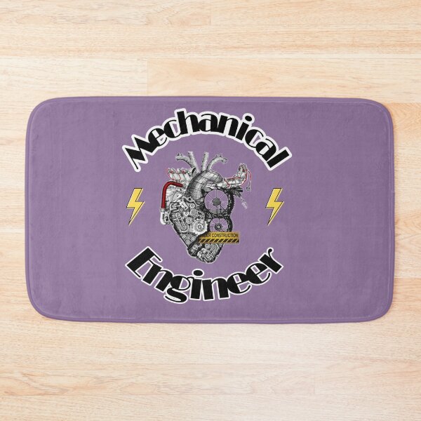 Item preview, Mechanical Engineer black and white designed and sold by ScreamPrintSto.