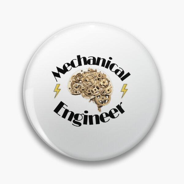 Artikelvorschau, Maschinenbauingenieur schwarz-weiß entworfen und verkauft von ScreamPrintSto.