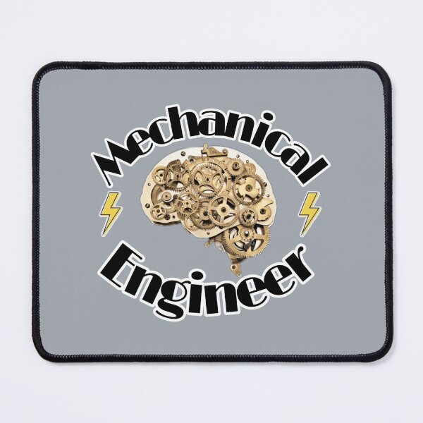 Item preview, Mechanical Engineer black and white designed and sold by ScreamPrintSto.