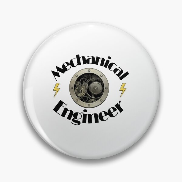 Artikelvorschau, Maschinenbauingenieur schwarz-weiß entworfen und verkauft von ScreamPrintSto.