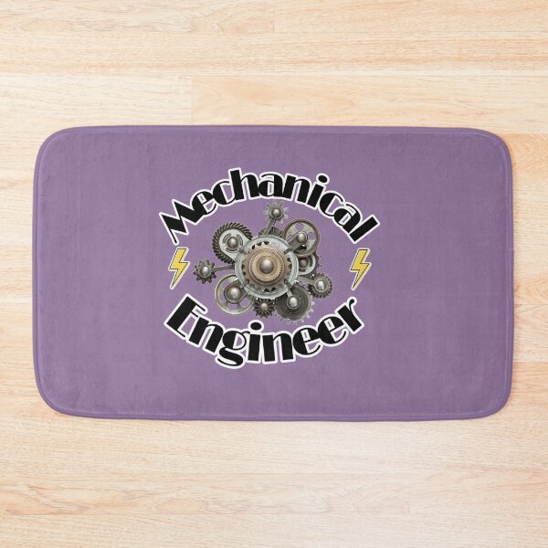 Item preview, Mechanical Engineer black and white designed and sold by ScreamPrintSto.