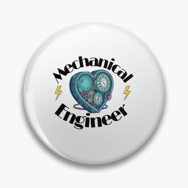Artikelvorschau, Maschinenbauingenieur schwarz-weiß entworfen und verkauft von ScreamPrintSto.