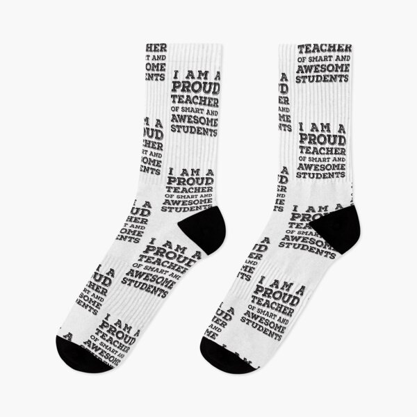 Item preview, I am a Proud Teacher of Smart and Awesome Students - Sarcastic School Education Humor designed and sold by Rhu Creations.