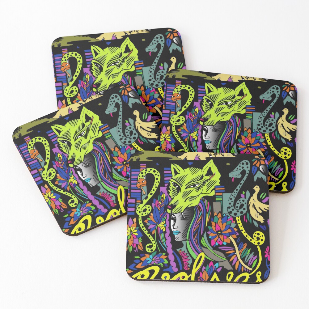 Item preview, Coasters (Set of 4) designed and sold by PsydEffects.