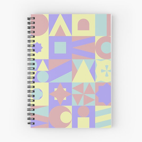 Item preview, Geometric Blocks in Pastel Secondary Colors designed and sold by Catherine Oborski.