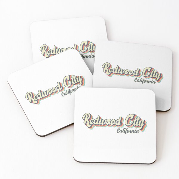 Item preview, Redwood City California Retro Vintage 70s rainbow designed and sold by Teelogic.