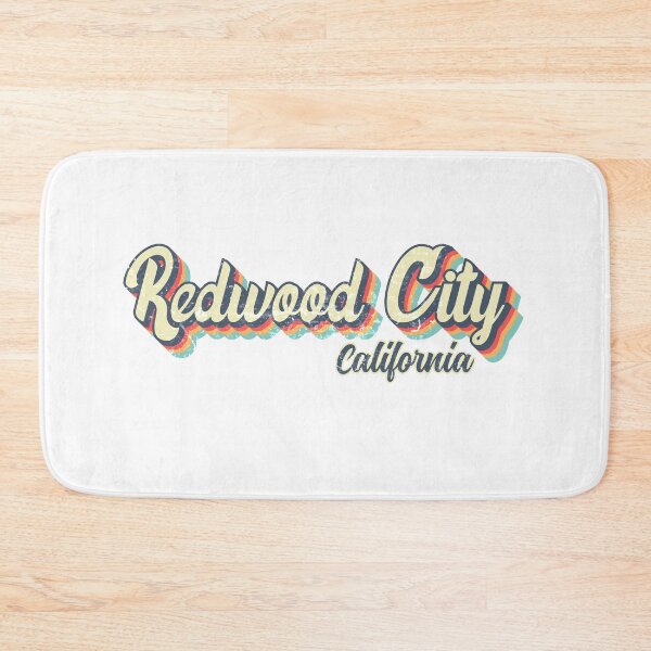 Item preview, Redwood City California Retro Vintage 70s rainbow designed and sold by Teelogic.