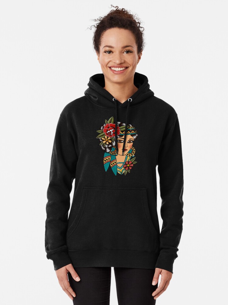 Amazon.com: American Traditional Tattoo Gorilla Alternative Old School  Pullover Hoodie : Clothing, Shoes & Jewelry