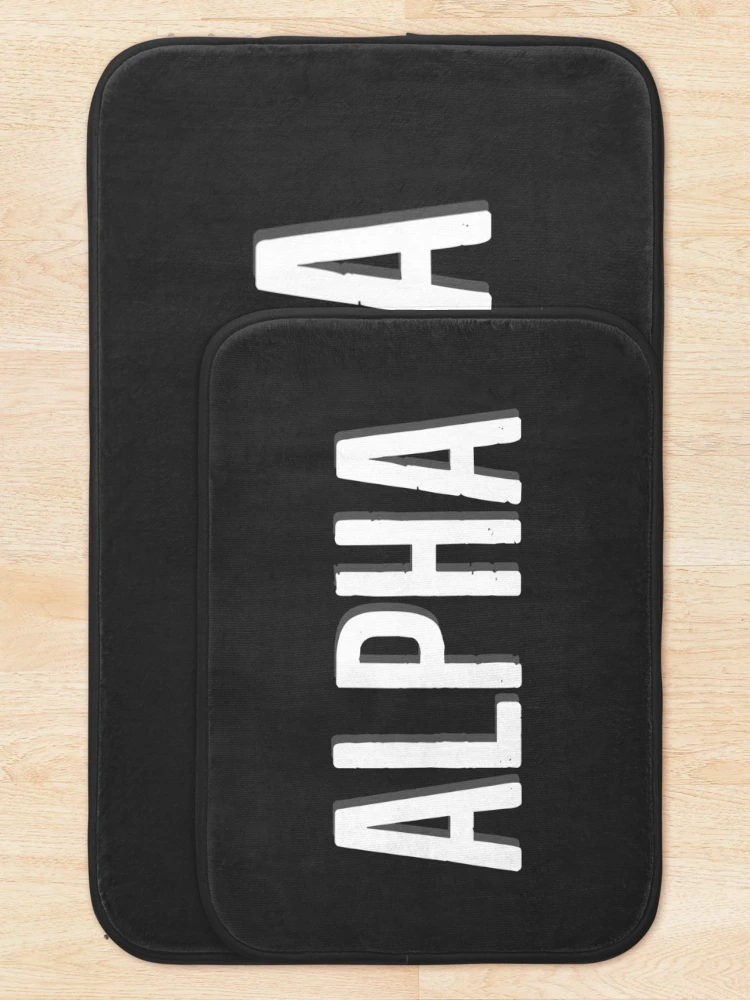 Thumbnail 5 of 6, Bath Mat, Alpha designed and sold by Rayner21.