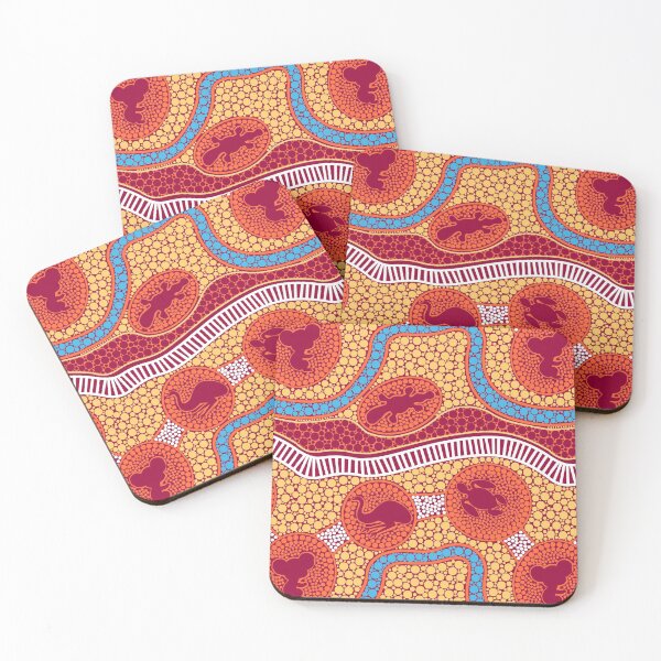 Item preview, Authentic Aboriginal Art - Animals  designed and sold by HogarthArts.