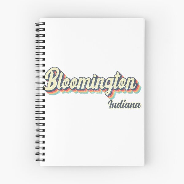 Item preview, Bloomington City Indiana Retro Vintage 70s rainbow designed and sold by Teelogic.