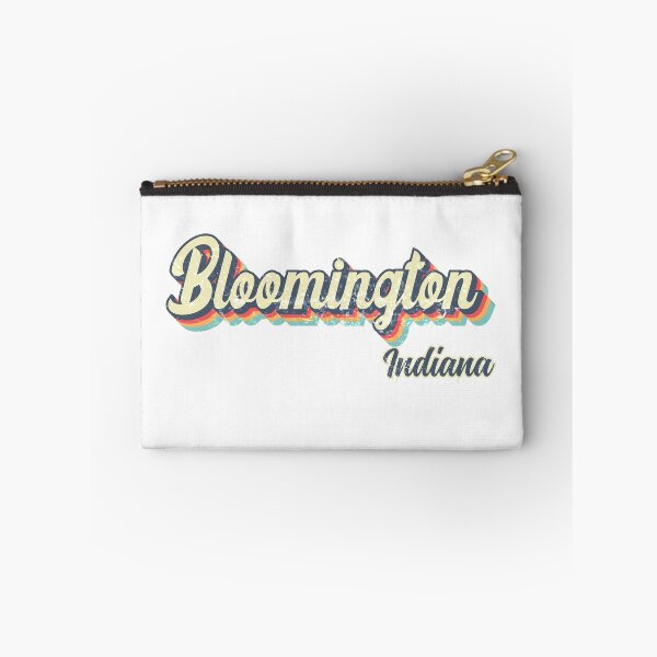 Item preview, Bloomington City Indiana Retro Vintage 70s rainbow designed and sold by Teelogic.