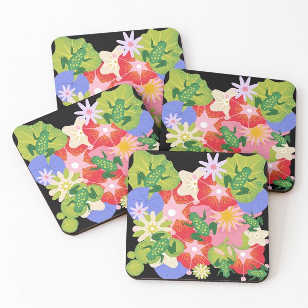 Item preview, Frog Flowers and Lily Pads designed and sold by Taleahsdesigns.