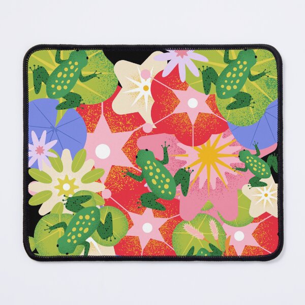 Item preview, Frog Flowers and Lily Pads designed and sold by Taleahsdesigns.
