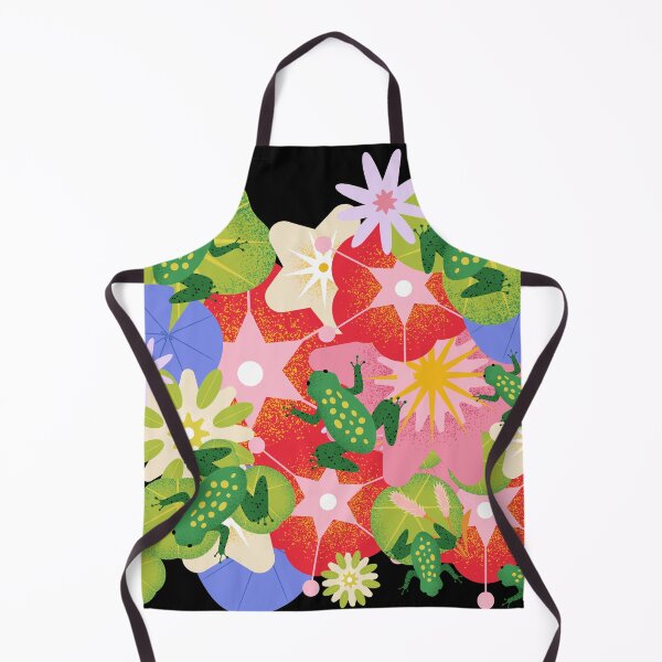 Item preview, Frog Flowers and Lily Pads designed and sold by Taleahsdesigns.