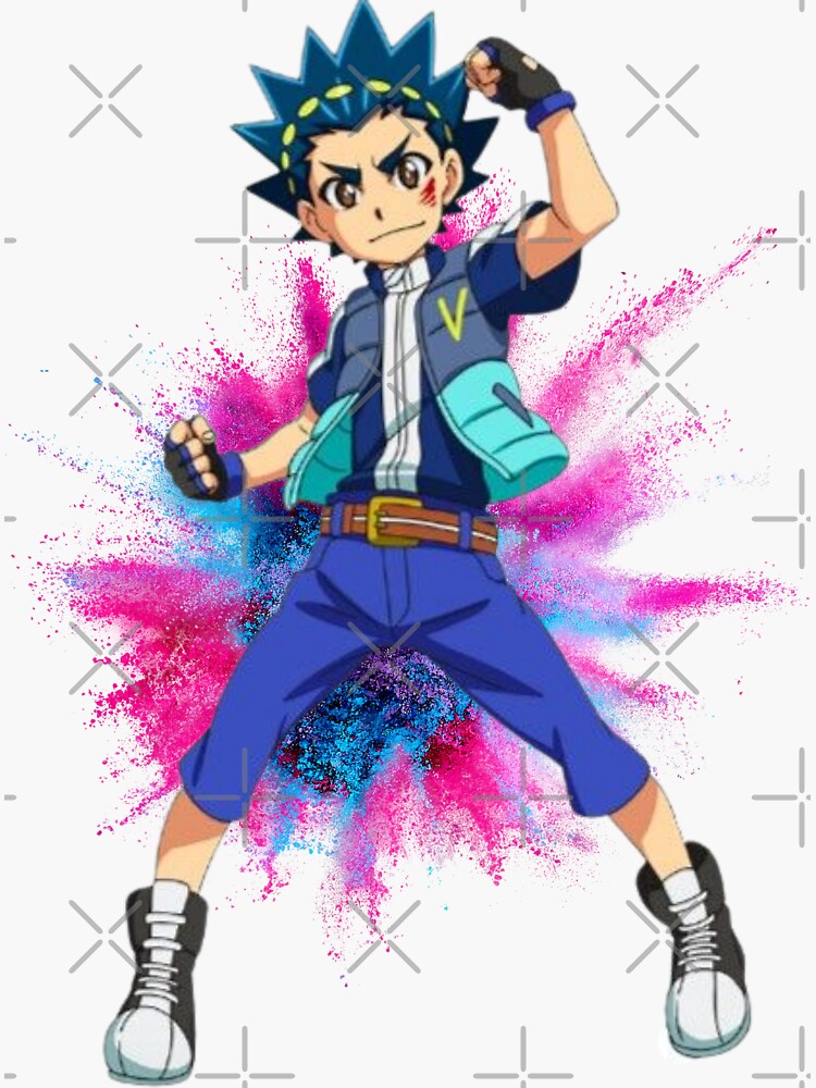 Valt Aoi Beyblade Burst QuadStrike  Sticker for Sale by