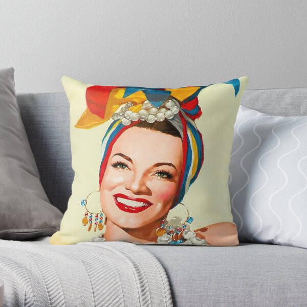 Carmen Miranda Throw Pillow