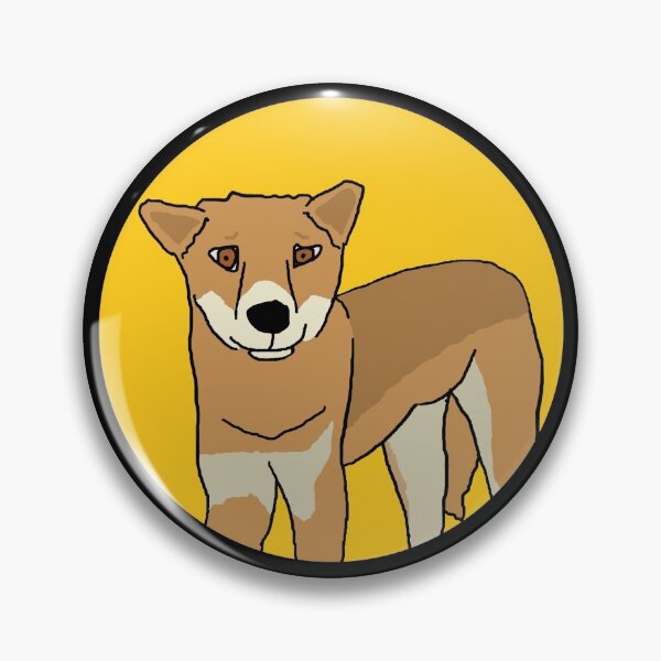 Item preview, Dingo Cute Cartoon (Yellow) designed and sold by RevolutionInPaint.